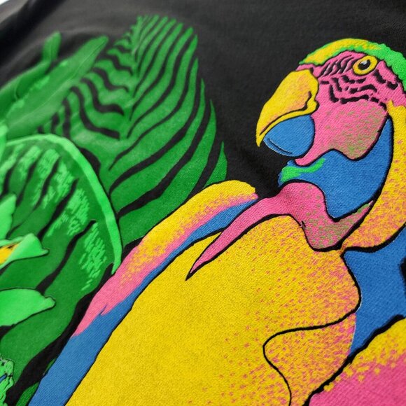 Poly Tees Hawaii Vintage T-Shirt 90s Parrot Single Stitch XXXL (Please Read) - Picture 12 of 14